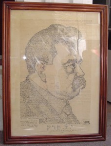Micrografía de I. L. Peretz, recuperada en el Peretz de Villa Lynch.