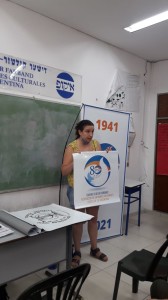 Maira Visacovsky en su primer discurso como secretaria electa