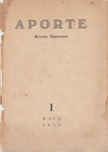 REVISTA APORTE DE FIJIA DEL ICUF (CONTRIBUTION) (1953–1956) CASTELLANO